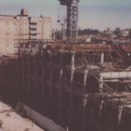 NEWMED1 construction site, Watt Street, Newcastle, Australia - 7 July 1979