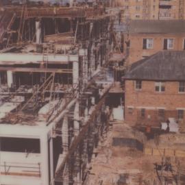 NEWMED1 construction site, Watt Street, Newcastle, Australia - 7 July, 1979
