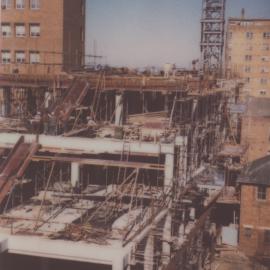 NEWMED1 construction site, Watt Street, Newcastle, Australia - 7 July, 1979