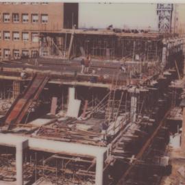 NEWMED1 construction site, Watt Street, Newcastle, Australia - 29 May, 1979
