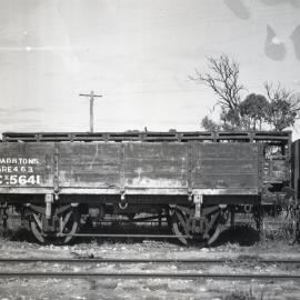 SAR Open wagon No. Cx5641 at Naracoorte, S.A., [1950]