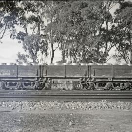 SAR 12-wheel gondala No. 53256 at Hynam, [1950]