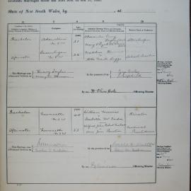 Marriages 191a and 192a. Page 96a. 1934