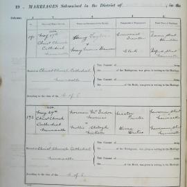Marriages 191 and 192. Page 96. 1934