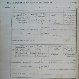 Marriages 189 and 190. Page 95. 1934