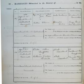 Marriages 187 and 188. Page 94. 1934