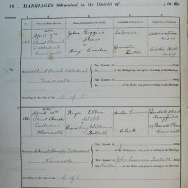 Marriages 185 and 186. Page 93. 1934