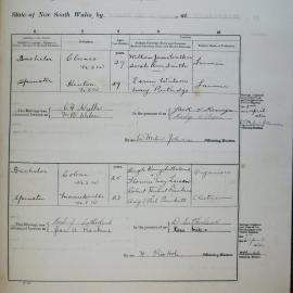 Marriages 183a and 184a. Page 92a. 1934