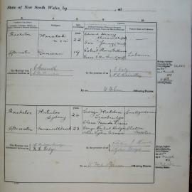 Marriages 139a and 140a. Page 70a. 1933