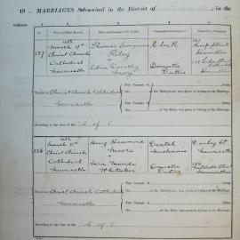 Marriages 137 and 138. Page 69. 1933