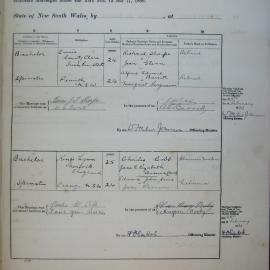 Marriages 135a and 136a. Page 68a. 1933
