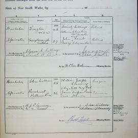 Marriages 133a and 134a. Page 67a. 1933