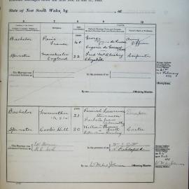 Marriages 131a and 132a. Page 66a. 1933