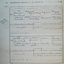 Marriages 131 and 132. Page 66. 1933