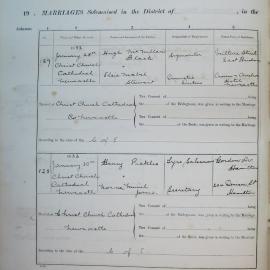 Marriages 127 and 128. Page 64. 1933
