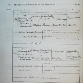 Marriages 125 and 126. Page 63. 1933