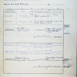 Marriages 5a and 6a. Page 3a. 1929