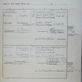 Marriages 3a and 4a. Page 2a. 1929