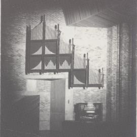 Pipe organ in the Great Hall, the University of Newcastle, Australia