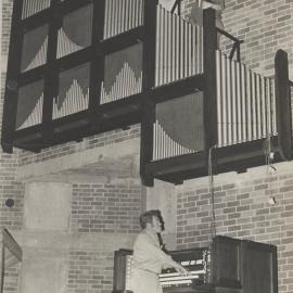 Testing of the pipe organ in the Great Hall, the University of Newcastle, Australia