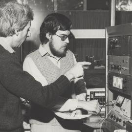 Professors Brian Fraser and Fred Menk of the Physics Department, the University of Newcastle, Australia