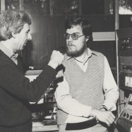 Professors Brian Fraser and Fred Menk of the Physics Department, the University of Newcastle, Australia