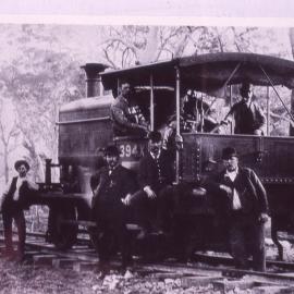 Steam locomotive, 394X, Boolaroo, NSW, [early 1900s]