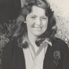 Vicki Schofield at the University of Newcastle, Australia, 1982