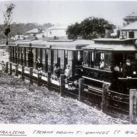Steam Tram Terminus, West Wallsend, NSW, [1914]