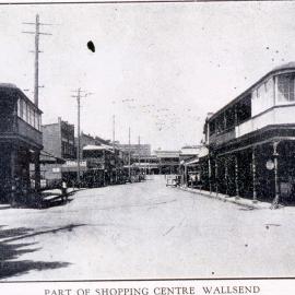 Part of shopping centre, Wallsend, NSW, [1925]