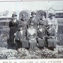 Some of the Back to Wallsend Ladies Committee, Wallsend, 1935