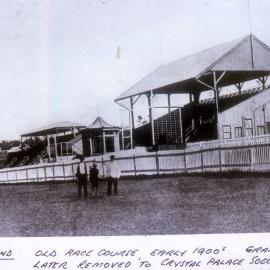 Wallsend, Racecourse, grandstand later removed to Crystal Palace Soccer Ground, early 1900s