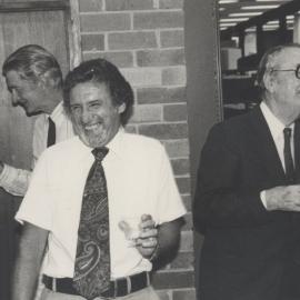 Mr. Ted Flowers and Professor James J. Auchmuty - donation of papers, the University of Newcastle, Australia
