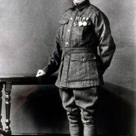 Portrait of uniformed man wearing medals, 'Dudley'