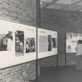 Shots of Metallurgy display and also Geology display on Open Day, the University of Newcastle, Australia
