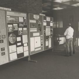 Shots of Metallurgy display and also Geology display on Open Day, the University of Newcastle, Australia
