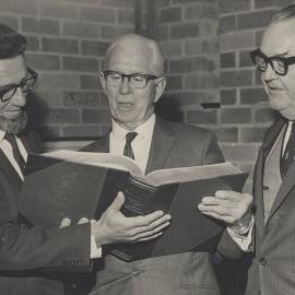 Ted Flowers, Ralph Basden, James Auchmuty: the University of Newcastle, Australia