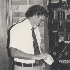 Photograph taken at the 20th anniversary celebrations of the appointment of Mr. Ted Flowers as Librarian, University of Newcastle, May, 1981