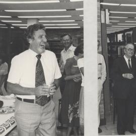Photograph taken at the 20th anniversary celebrations of the appointment of Mr. Ted Flowers as Librarian, University of Newcastle, May, 1981