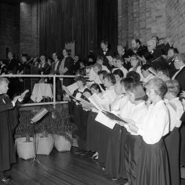The University Choir performs at the graduation ceremony, the University of Newcastle, Australia - 1 May, 1993