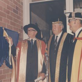 The opening of the Biological Sciences Building at the University of Newcastle, Australia by Sir Macfarlane Burnett