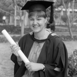 Sally Cowling (University Medalist who received Honours Class I in her Bachelor of Economics degree), the University of Newcastle, Australia - 30 April 1993