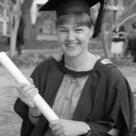Sally Cowling (University Medalist who received Honours Class I in her Bachelor of Economics degree), the University of Newcastle, Australia - 30 April 1993