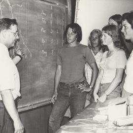 Mathematics Summer School, Professor Horadam of New England lecturing to final year high school students