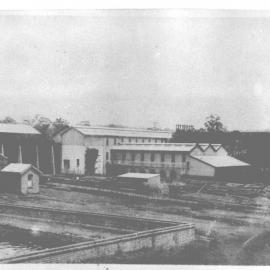 Screens and dam: Richmond Main Colliery, NSW, Australia