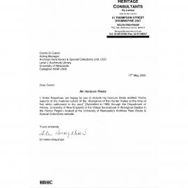 Permission to upload: Some aspects of the material culture of the Aborigines of the Hunter Valley