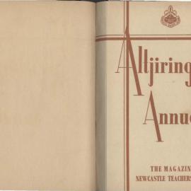 Altjiringa Annual 1957. Magazine of the Newcastle Teachers' College.