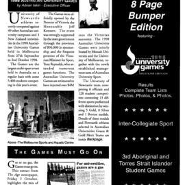 BackPage: Sports Union News, No. 7, October 1998