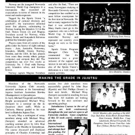 BackPage: Sports Union News, No. 4, July 1999