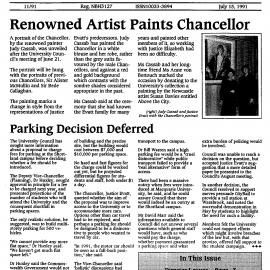 The University of Newcastle Bulletin, No.11, July 15, 1991